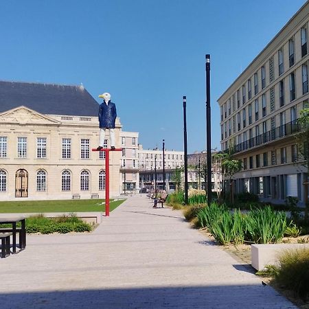 Ferienwohnung La Terrasse De Notre Dame Le Havre Exterior foto