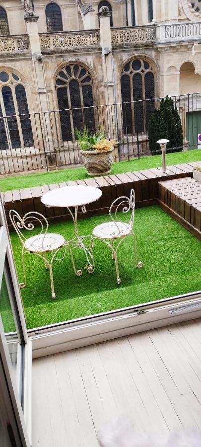 Ferienwohnung La Terrasse De Notre Dame Le Havre Exterior foto